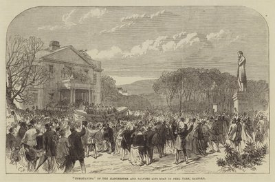 Christening of the Manchester and Salford Life Boat in Peel Park, Salford by Sir John Charles Robinson